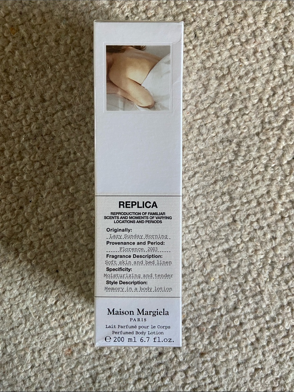 Maison Margiela Replica Perfumed Body Lotion - Lazy Sunday Morning. RARE